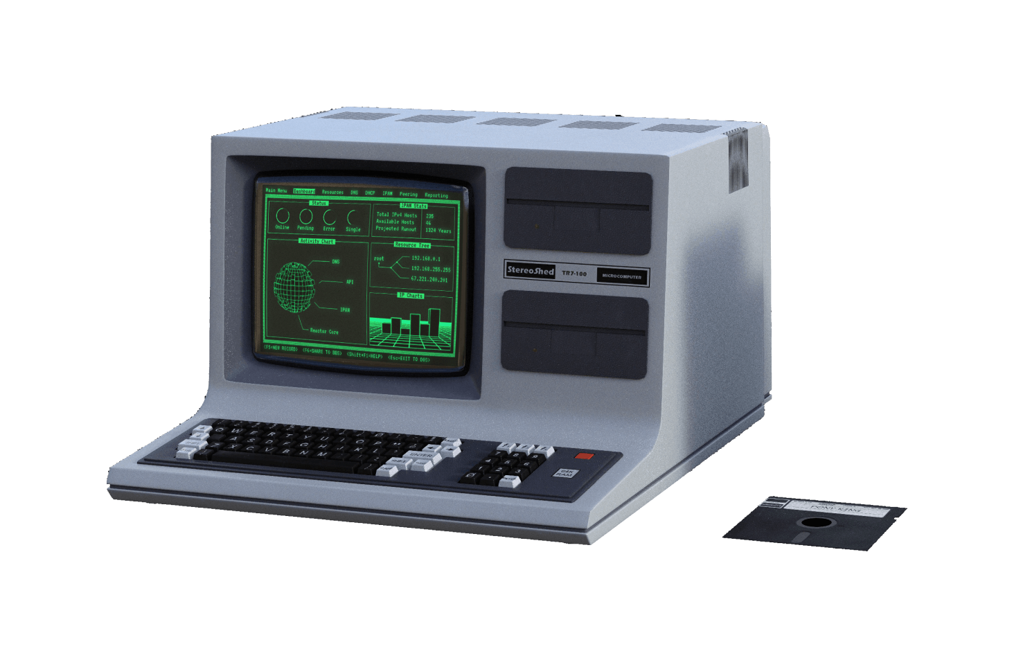 Totally super modern computer running ProVision 85