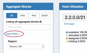 7.0.0 IPAMv2 Aggregates Block Filtered and Merge options