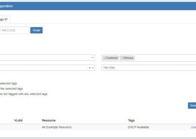DHCP Config Linked Blocks