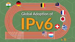 A graphic of an Olympic track with flag icons for ten countries running around it, all encompassing the title of the article.
