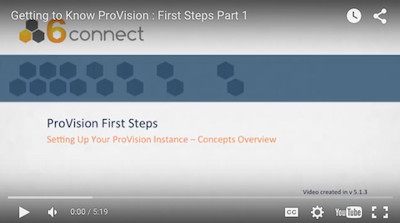 First Steps for Setting Up ProVision – Part 1 [Video]
