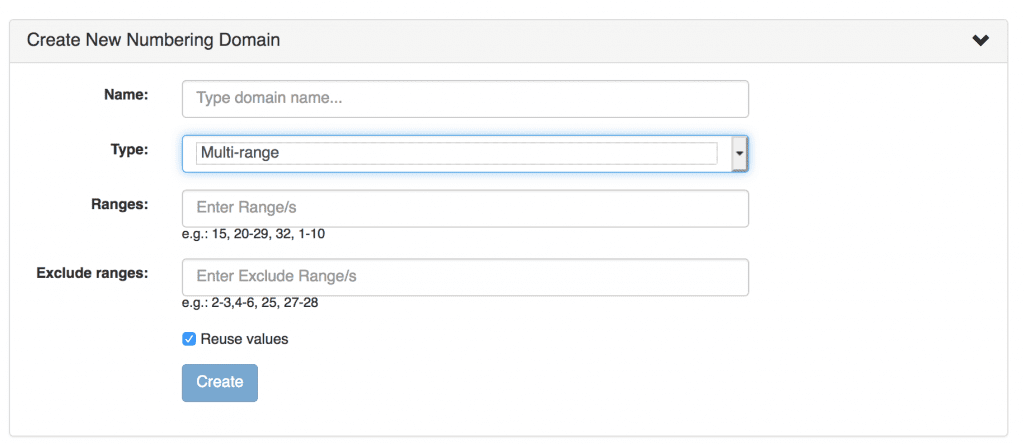 Screenshot: multi-range